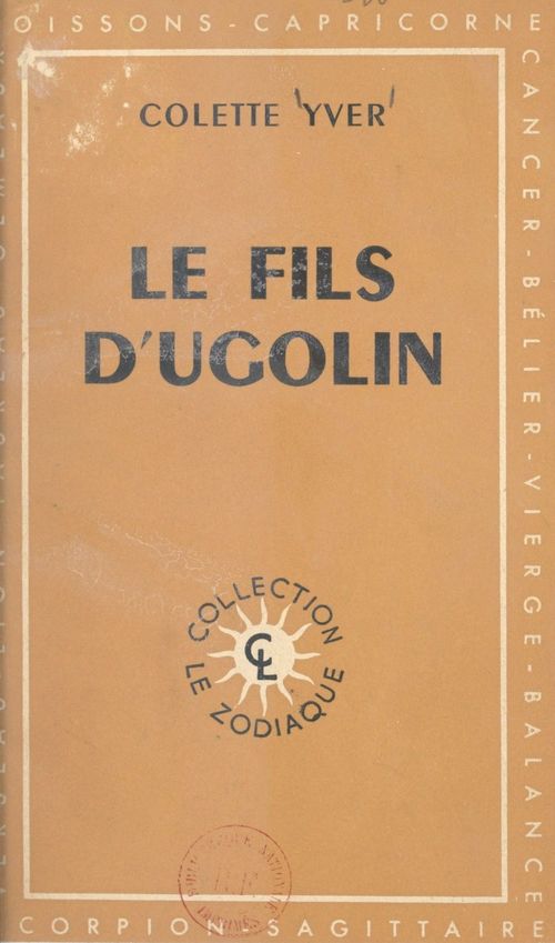 Couverture ebook de Le fils d'Ugolin, de Colette Yver