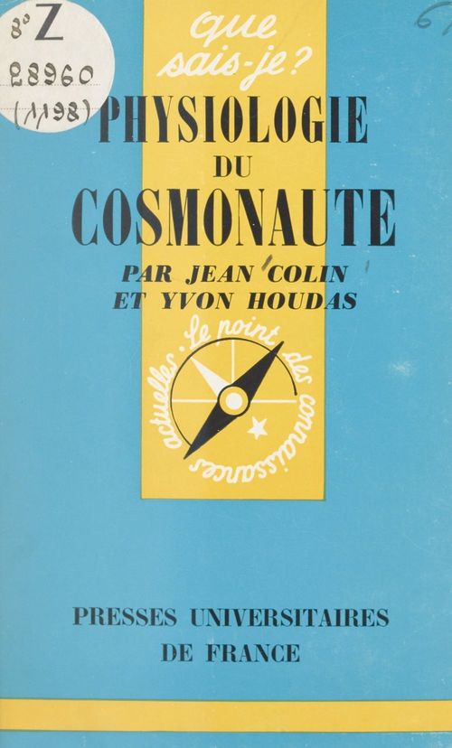 ebook cover of Physiologie du cosmonaute, by Jean Colin, Yvon Houdas