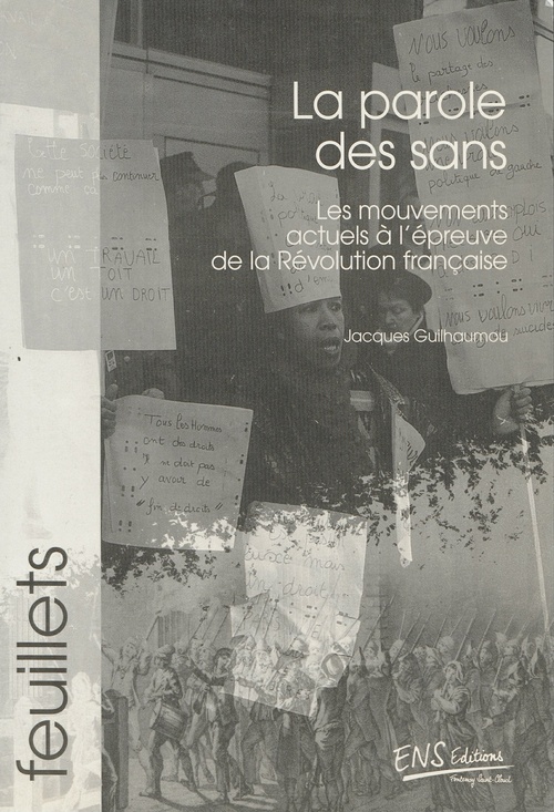 Couverture ebook de La parole des sans, de Jacques Guilhaumou