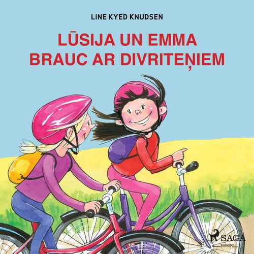 Couverture audiobook de Lusija un Emma brauc ar divriteniem, de Line Kyed Knudsen