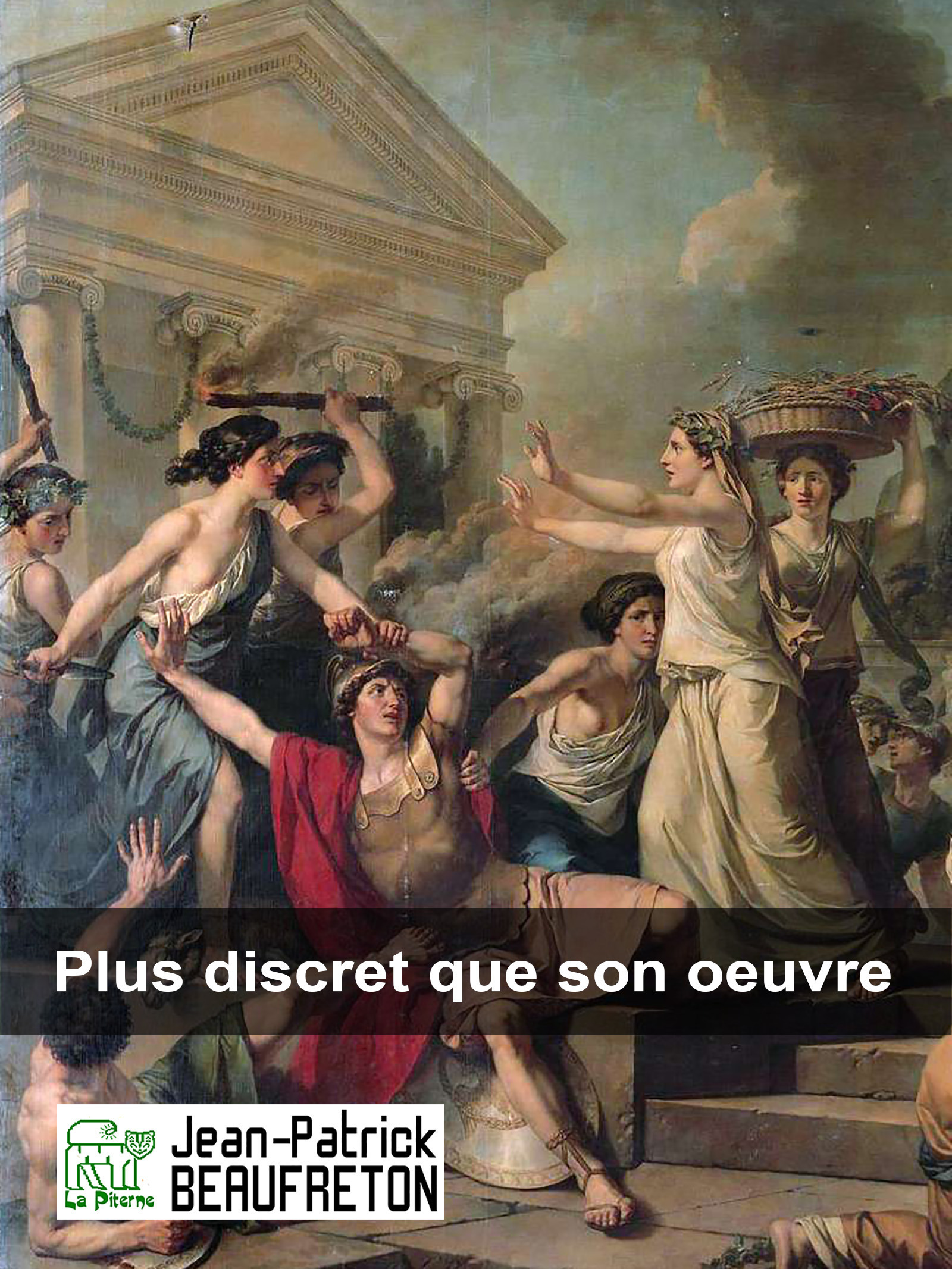 Couverture ebook de Plus discret que son oeuvre, de Jean-Patrick Beaufreton
