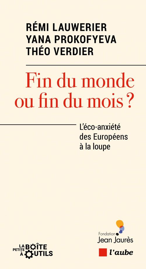 Couverture ebook de Des Européens éco-anxieux ?, de Rémi Lauwerier, Yana Prokofyeva, Theo Verdier