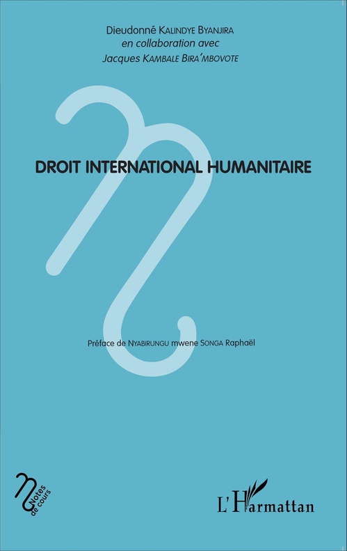 Couverture ebook de Droit international humanitaire, de Dieudonné Kalindye byanjira