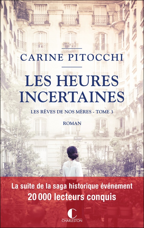 Couverture ebook de Les heures incertaines, de Carine Pitocchi