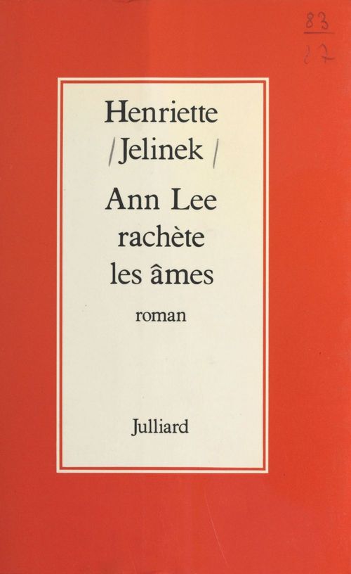 ebook cover of Ann Lee rachète les âmes, by Jelinek/H