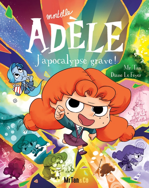 Couverture ebook de BD Mortelle Adèle - Tome 20 J'apocalypse grave !, de Mr Tan
