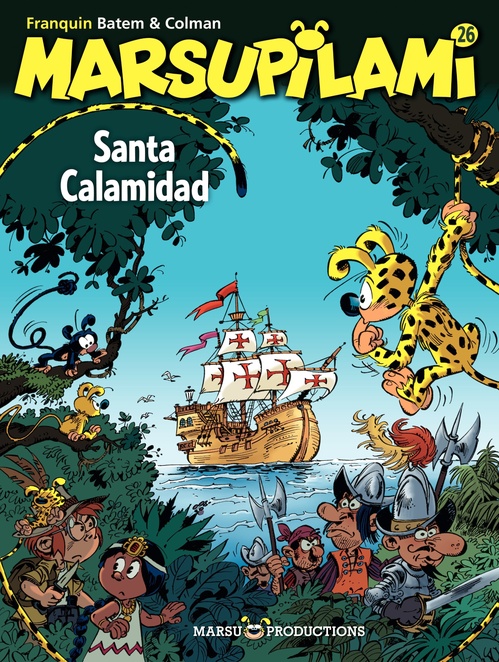 ebook cover of Marsupilami - tome 26 -  Santa Calamidad, by Batem, Stéphane Colman, André Franquin