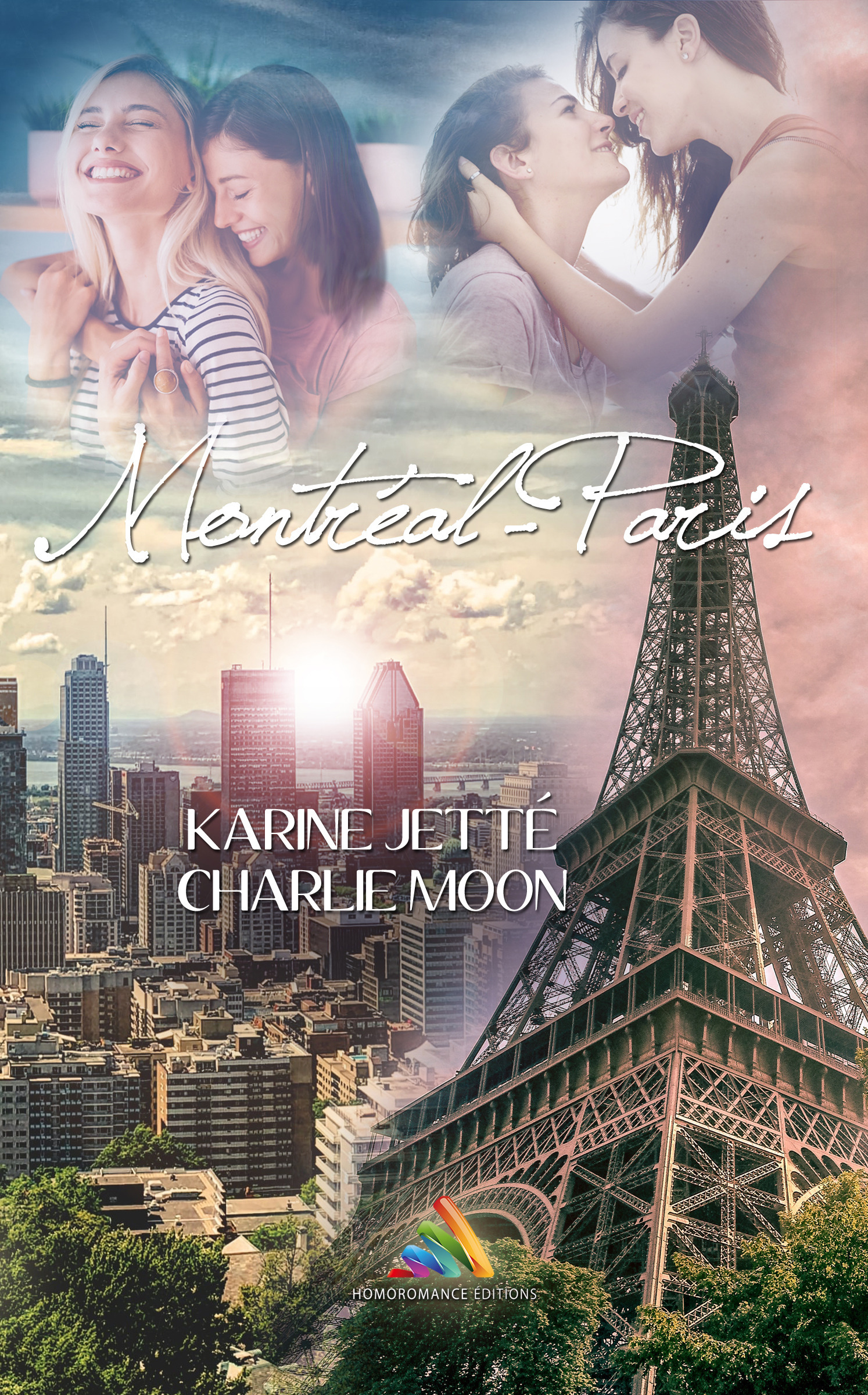 ebook cover of Montréal-Paris, by Charlie Moon, Karine Jette