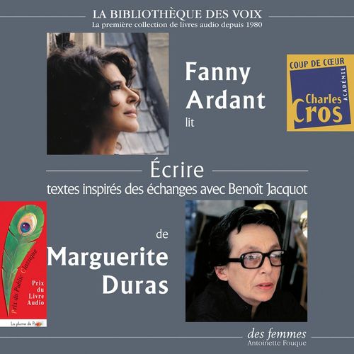 audiobook cover of Écrire, by Marguerite Duras