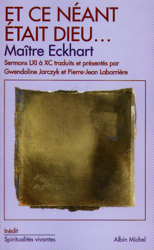 Couverture ebook de Et ce néant était Dieu..., de Johannes Eckhart