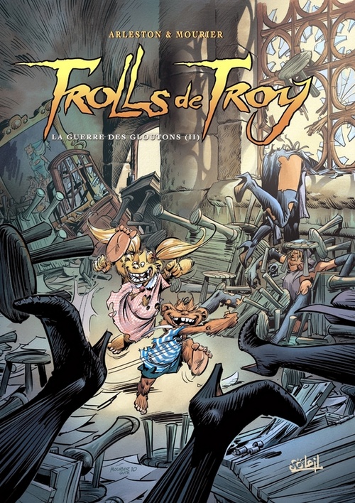 Couverture ebook de Trolls de Troy T13 - La guerre des gloutons, de Christophe Arleston