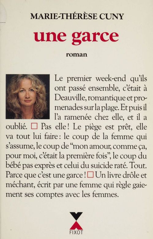 ebook cover of Une garce, by Marie-thérèse Cuny