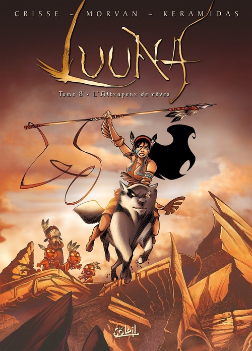 Couverture ebook de Luuna T08 - L'Attrapeur de rêves, de Didier Crisse
