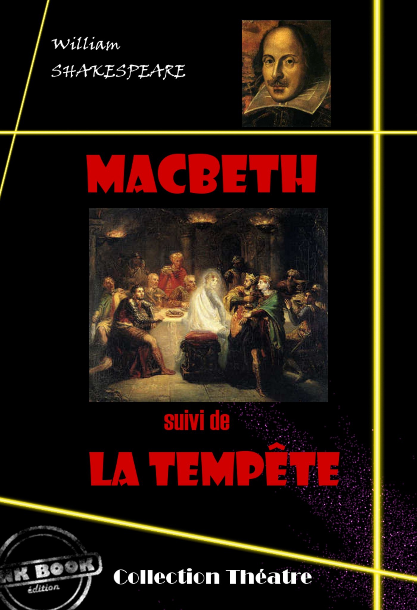 ebook cover of Macbeth (suivi de La tempête) [édition intégrale revue et mise à jour], by William Shakespeare