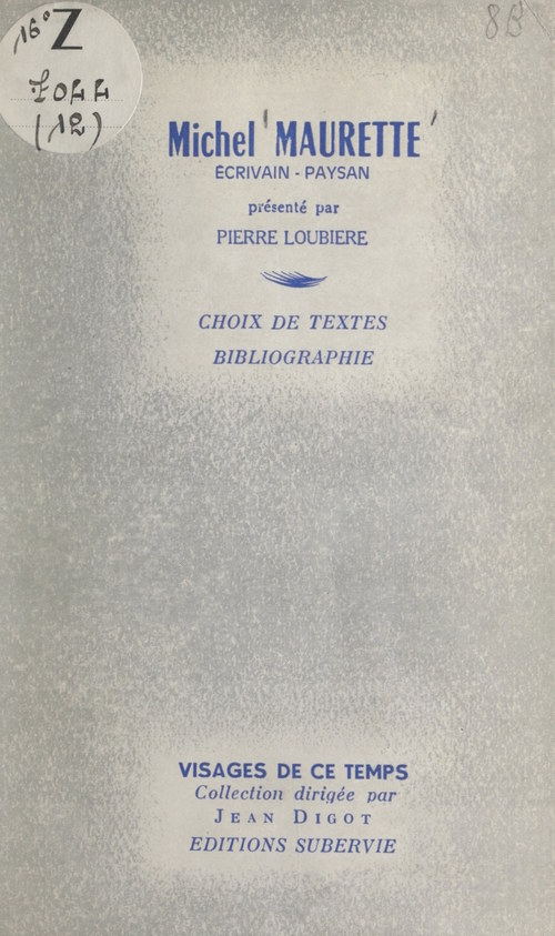 Couverture ebook de Michel Maurette, de Michel Maurette