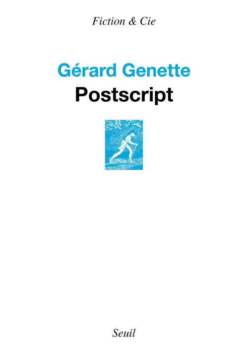 Couverture ebook de Postscript, de Gérard Genette