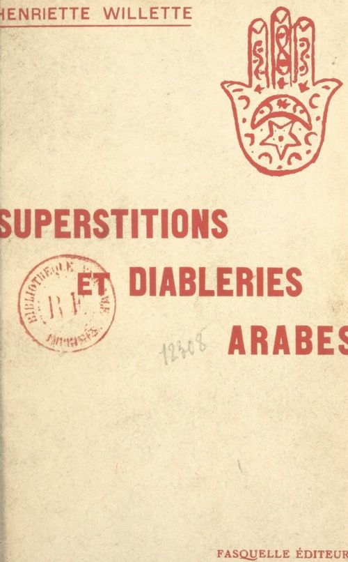 ebook cover of Superstitions et diableries arabes, by Henriette Willette