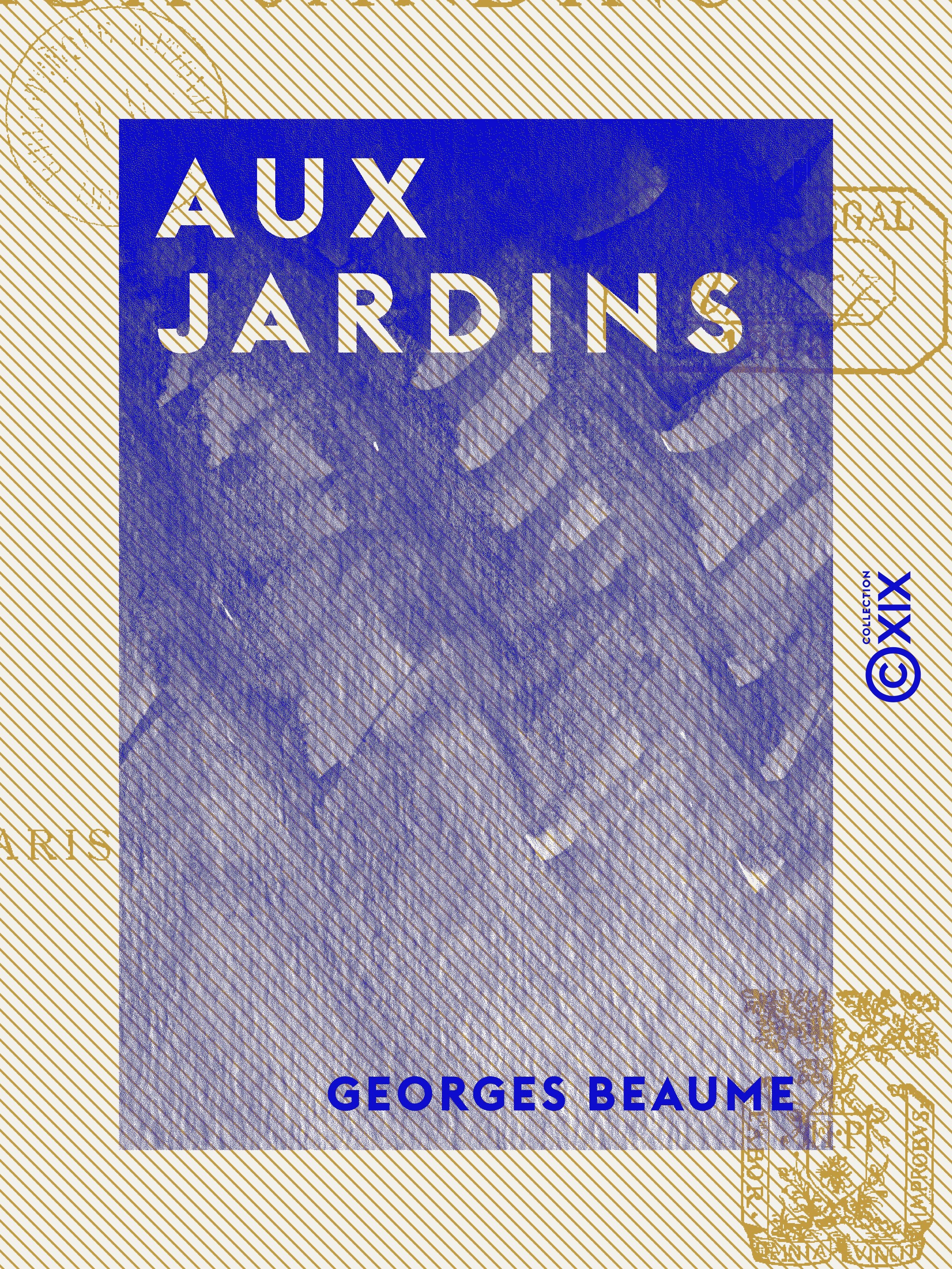 Couverture ebook de Aux Jardins, de Georges Beaume