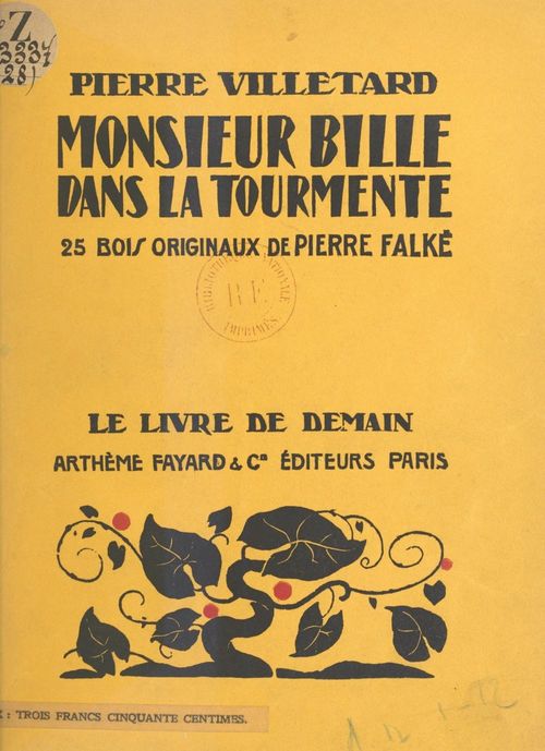 ebook cover of Monsieur Bille dans la tourmente, by Pierre Villetard