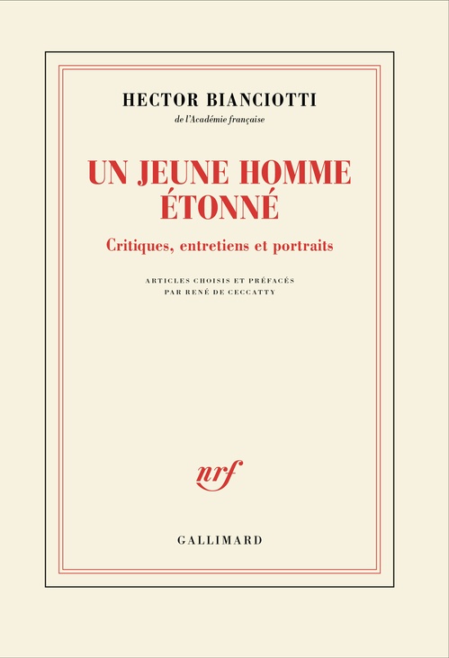 Couverture ebook de Un jeune homme étonné, de Hector Bianciotti