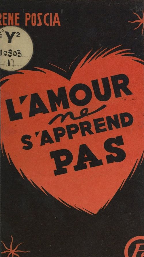 ebook cover of L'amour ne s'apprend pas, by Rene Poscia