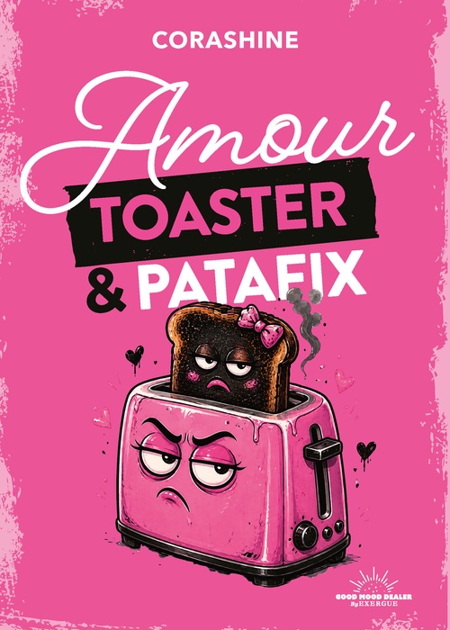 Couverture ebook de Amour, toaster et patafix - Guide de survie pour fuir les relations foireuses, de Corashine