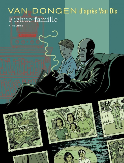 ebook cover of Fichue famille, by Peter Van Dongen