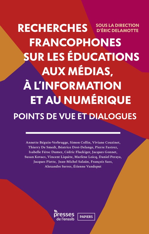 ebook cover of Recherches francophones sur les éducations aux médias, à l´information et au numérique, by