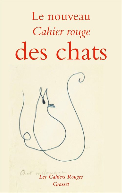 Couverture ebook de Le nouveau cahier rouge des chats, de Collectif