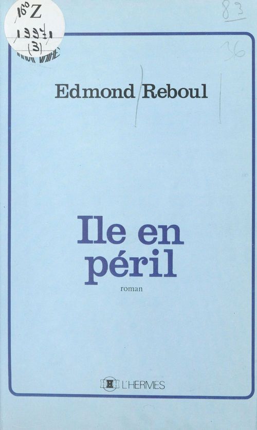 ebook cover of Île en péril, by Edmond Reboul