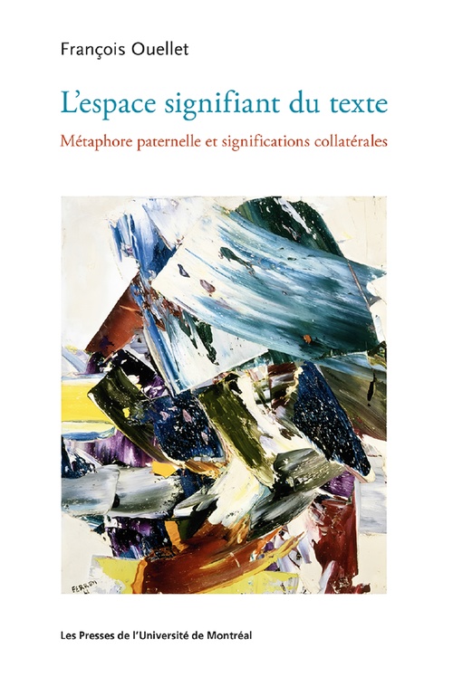 ebook cover of L'espace signifiant du texte, by François Ouellet