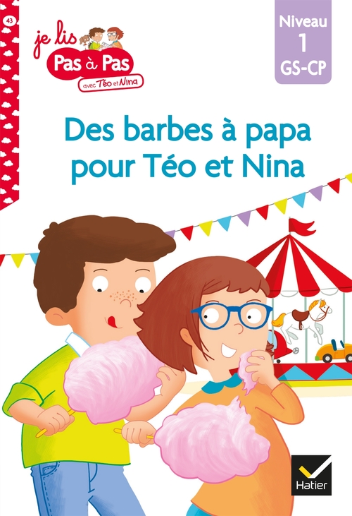 ebook cover of Téo et Nina GS-CP niveau 1 - Des barbes à papa pour Téo et Nina, by Isabelle Chavigny, Marie-Hélène Van Tilbeurgh