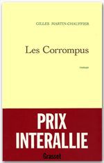 ebook cover of Les corrompus, by Gilles Martin-Chauffier