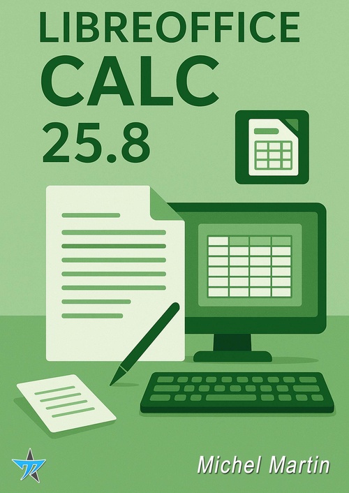 ebook cover of LibreOffice Calc 25.8, by Michel Martin Mediaforma
