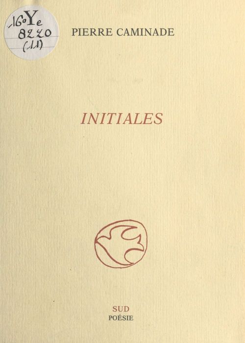 Couverture ebook de Initiales, de Pierre Caminade