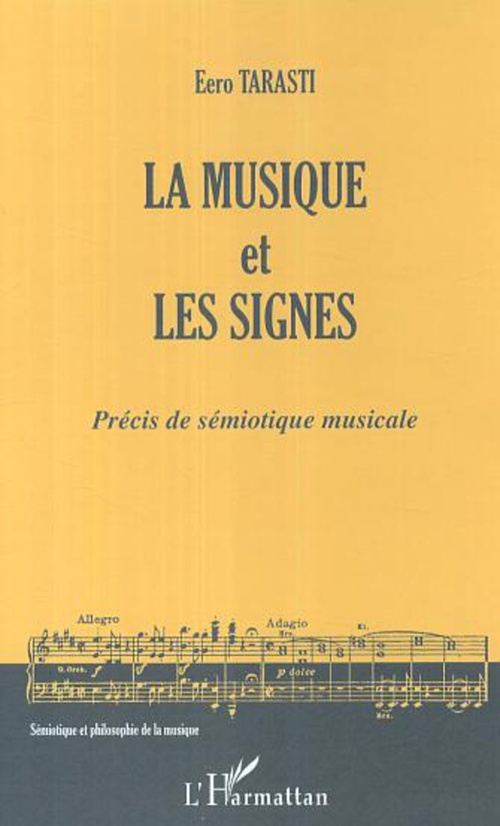 ebook cover of La musique et les signes, by Eero Tarasti