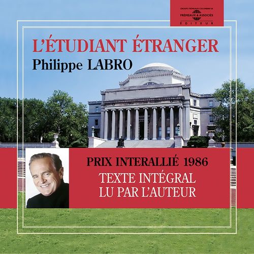 audiobook cover of L'étudiant étranger, by Philippe Labro