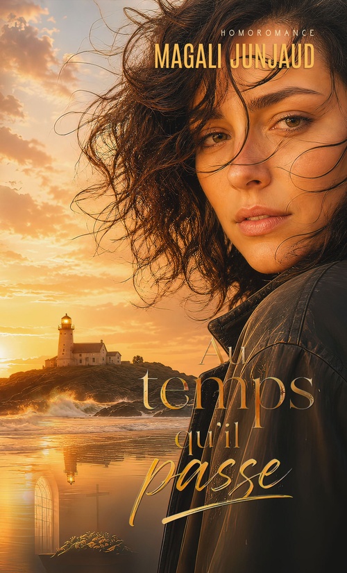 ebook cover of Au temps qu'il passe | Roman lesbien, livre lesbien, by Magali Junjaud
