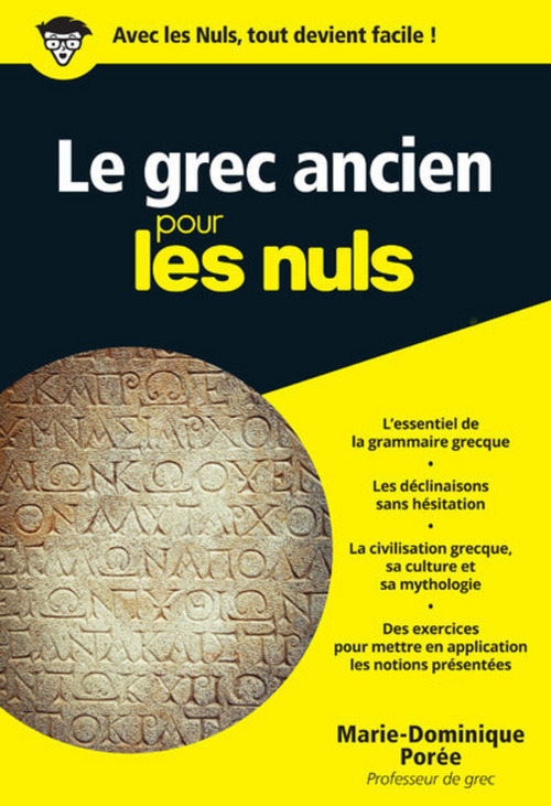 ebook cover of Le grec ancien poche pour les nuls, by Marie-Dominique Porée-Rongier, Stéphane Martinez