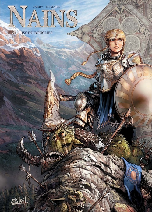 Couverture ebook de Nains T05 - Tiss du Bouclier, de Nicolas Jarry