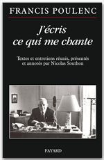 Couverture ebook de J'écris ce qui me chante, de Francis Poulenc