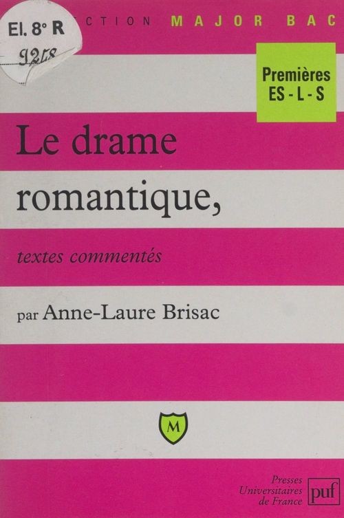 ebook cover of Le drame romantique, by Anne-Laure Brisac