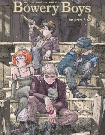 Couverture ebook de Bowery Boys, de Cory Levine, Ian Bertram