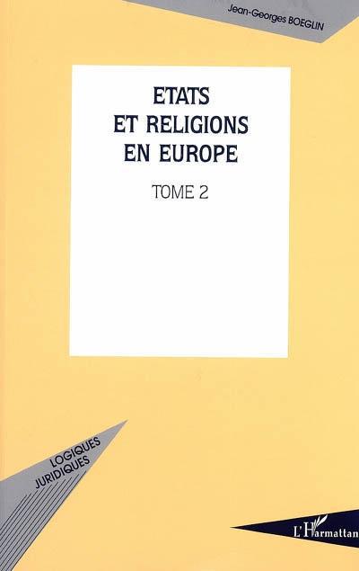ebook cover of Etats et religions en Europe, by Jean-Georges Boeglin