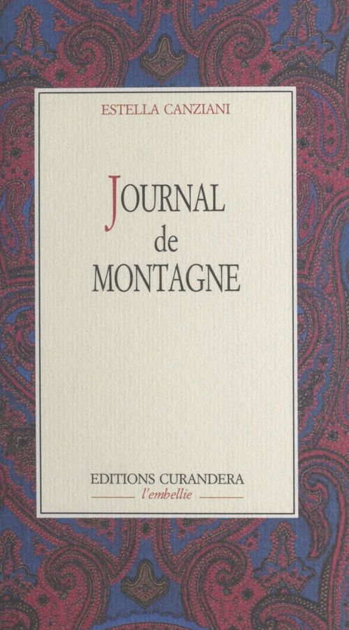 ebook cover of Journal de montagne, by Estella Canziani