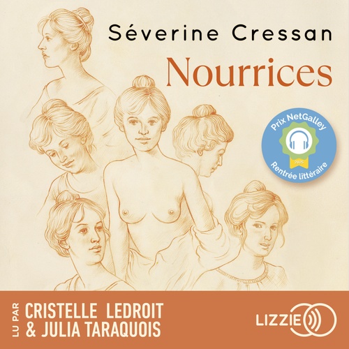 audiobook cover of Nourrices, by Séverine Cressan
