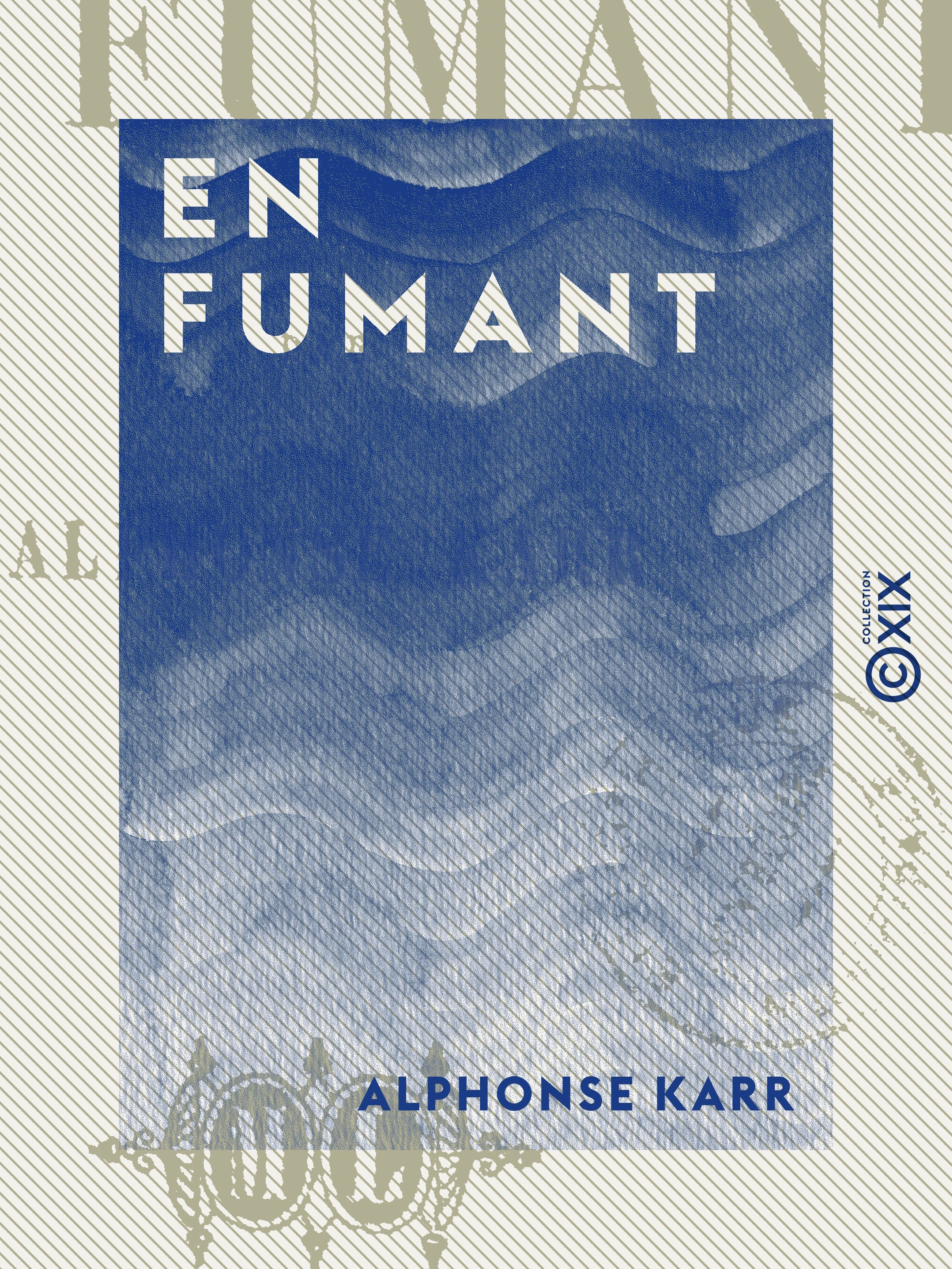Couverture ebook de En fumant, de Alphonse Karr