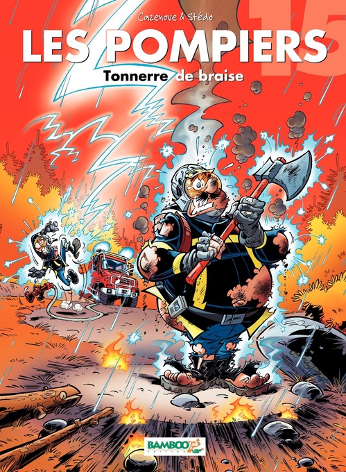 ebook cover of Les Pompiers - Tome 15, by Christophe Cazenove, Stédo