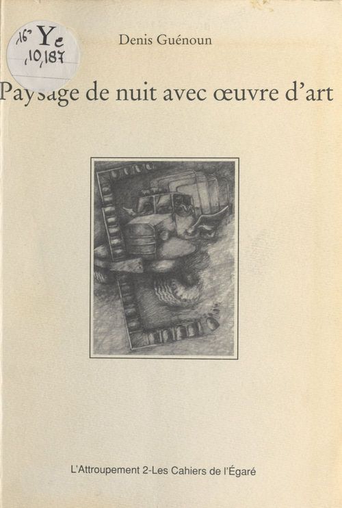 Couverture ebook de Paysage de nuit avec oeuvre d'art, de Denis Guénoun