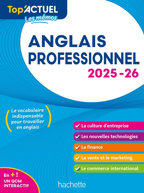 ebook cover of Top'Actuel Anglais professionnel 2025-2026, by Ingela Armand